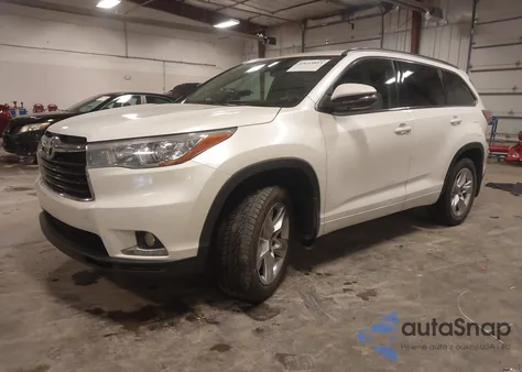 2015 Toyota Highlander Limited V6 из США, поврежденный, VIN 5TDDKRFH6FS192561